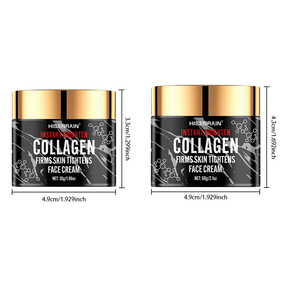 HISENRAIN Collagen & Retinol Face Cream for Men - Intense Moisture, Anti-Aging Hydration, Revitalizing Nourishing Skincare.