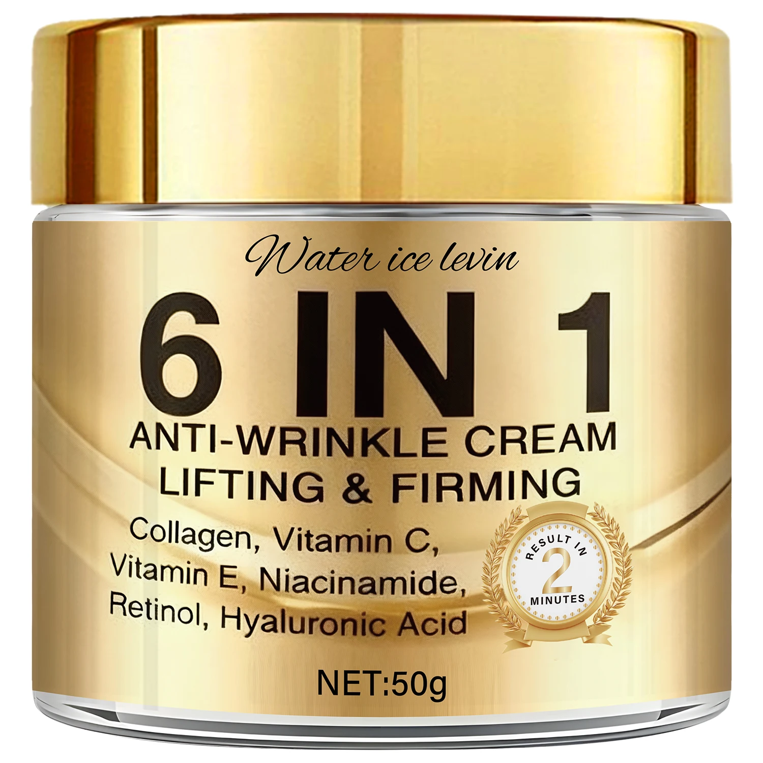 6 in 1 Anti-Wrinkle Cream with Collagen, Retinol & Hyaluronic Acid, Lifts, Firms & Nourishes for Softer, Confident Skin