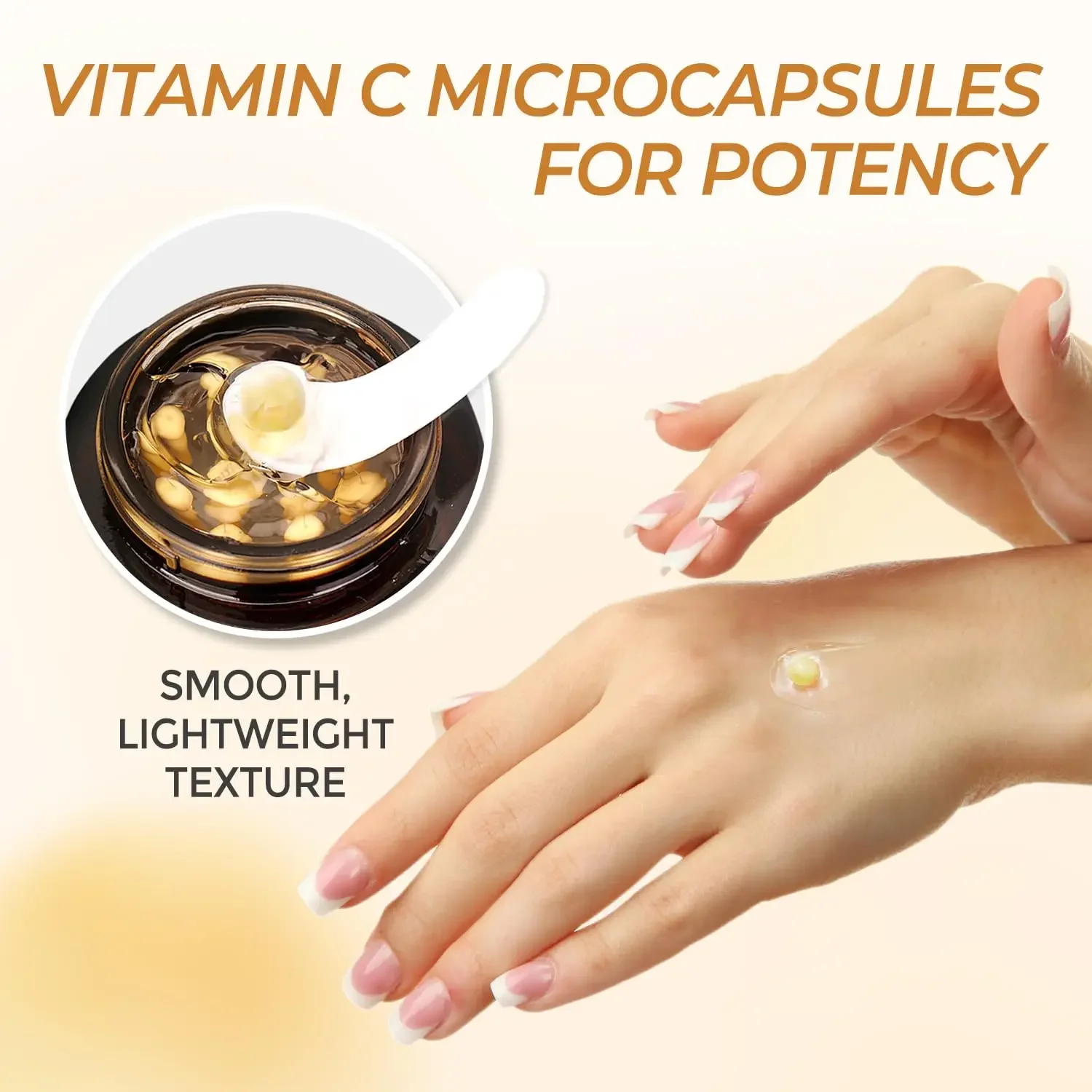 Deep Vitamin C Golden Capsule Face Moisturizer Liposome Capsules For Wrinkles Skin Radiance Glow Hydration Lightweight Skin Care