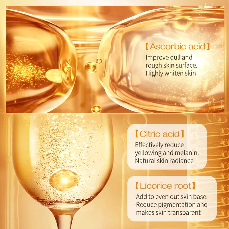 GONGPEI Vitamin C Whitening Face Mask Moisturizing Anti-Aging Face Cream Facial Lotion Serum Toner Korean Skin Care Cosmetics