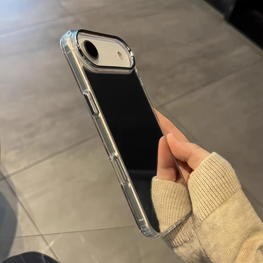 Luxury Acrylic Makeup Mirror Phone Case For iPhone 17 Pro Max 16 15 14 13 12 11 Pro Max XS X XR 16 Plus Plating Shockproof Cover