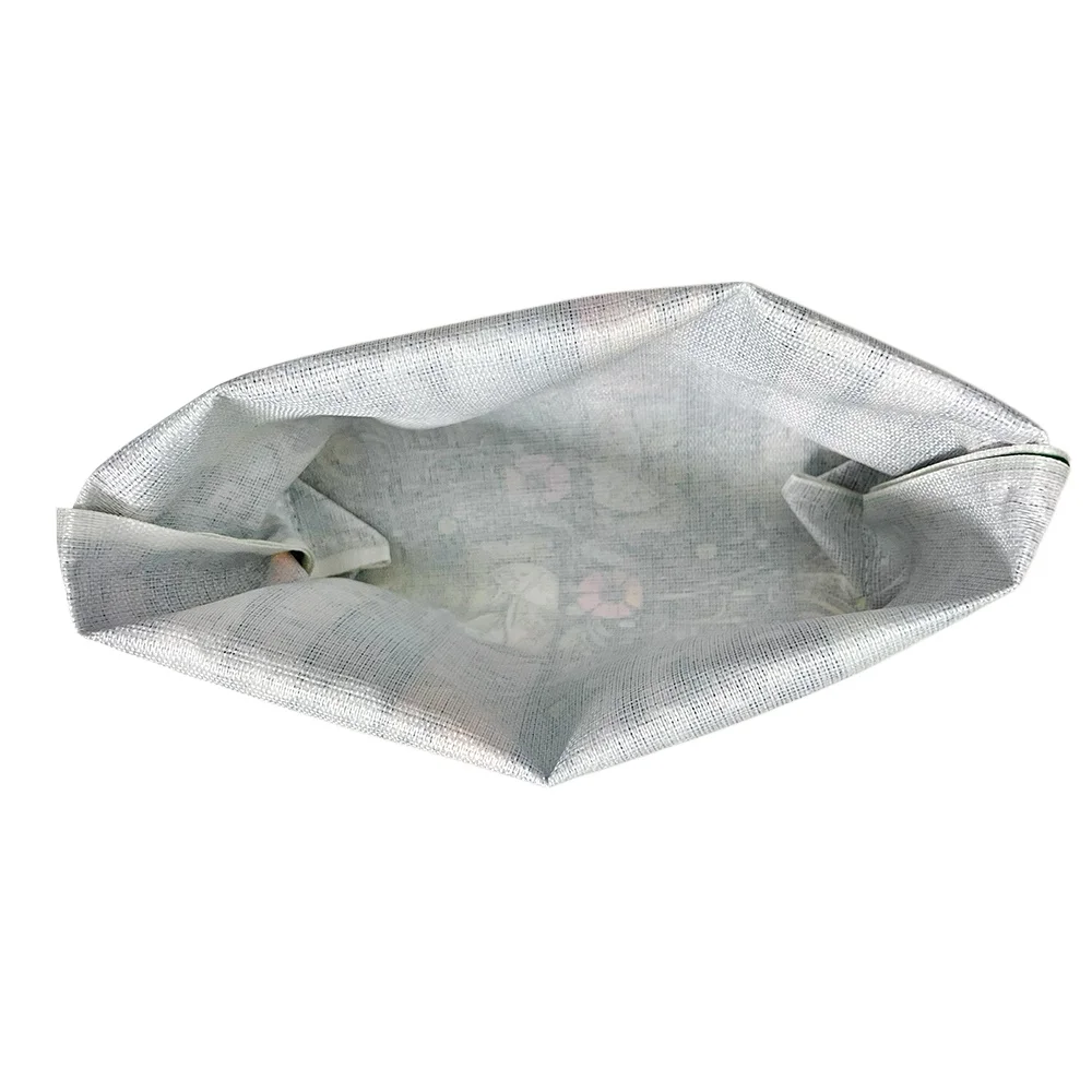 Korean-Style Anime Girl Makeup Bag Custom Name/Text Beauty Case Durable Cloth Travel Organizer Women Chic Gift Storage Pouch