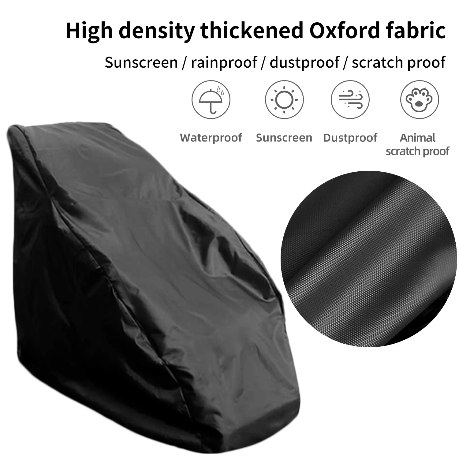 Wheelchair dust cover, electric wheelchair rain cover, hand-push wheelchair sunscreen cover