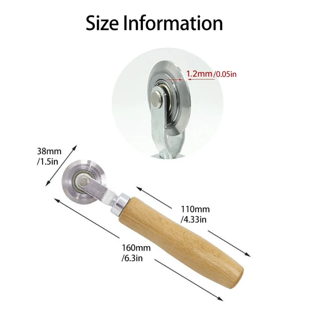 1 DIY Creasing Wheel - Craft Creasing Machine, Crease Creasing Tool, Home DIY, Ergonomic Handle