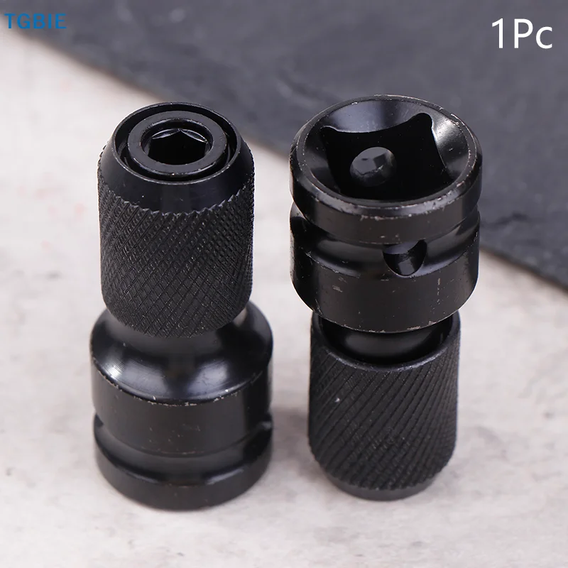 [TL]【TL】Impact Screwdriver Bit Holders,1/2-Inch Square Drive To 1/4-Inch Quick Release Hex Socket Adapter With Screwdriver Bits