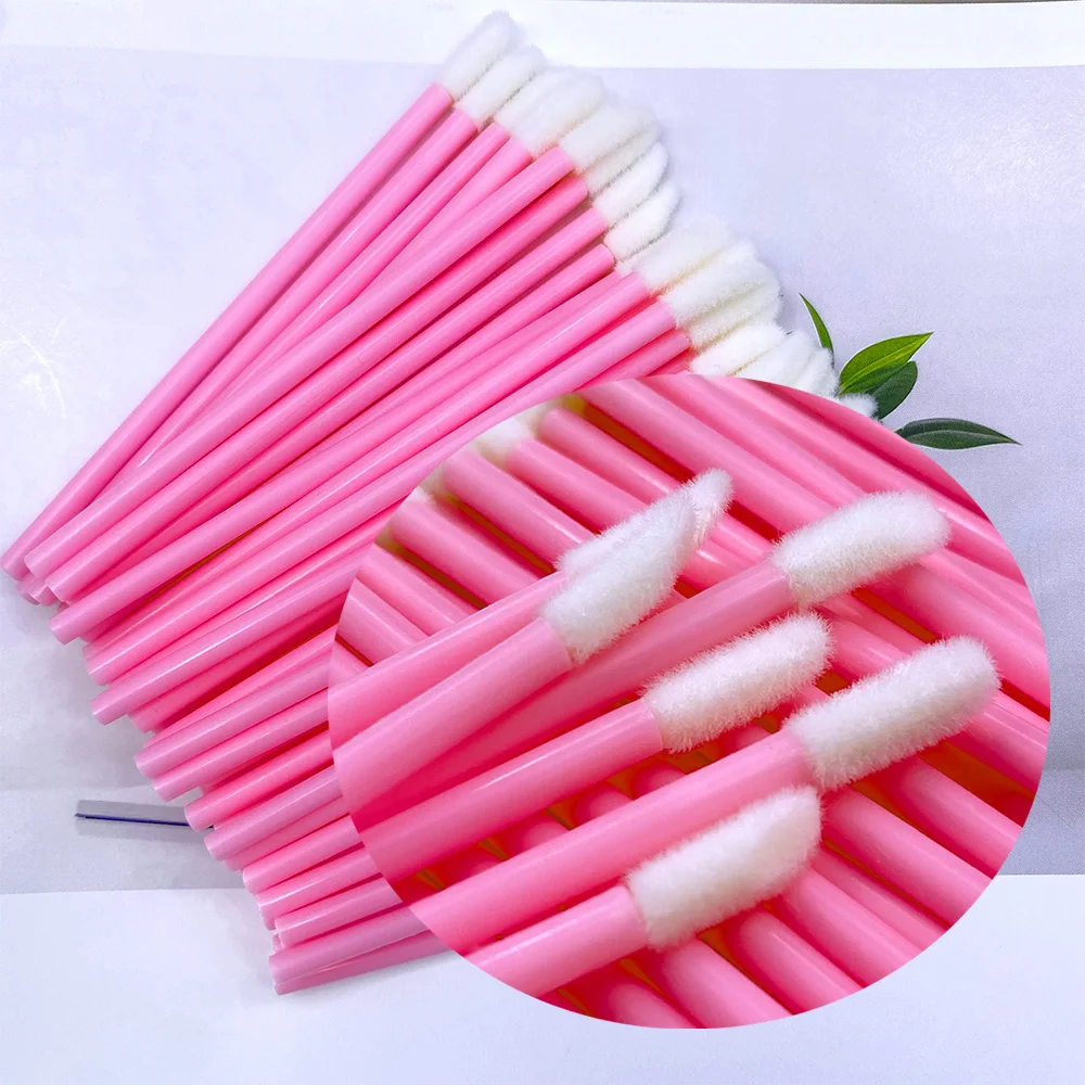 50/500PCS Disposable Lip Brush Eyelash Extension Makeup Brushes Lash Extension Mascara Applicator Lipstick Wands Cosmetic Tools