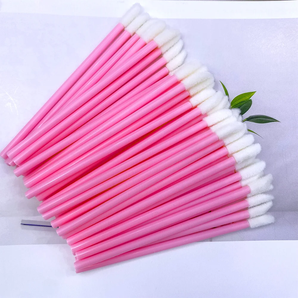 50/500PCS Disposable Lip Brush Eyelash Extension Makeup Brushes Lash Extension Mascara Applicator Lipstick Wands Cosmetic Tools