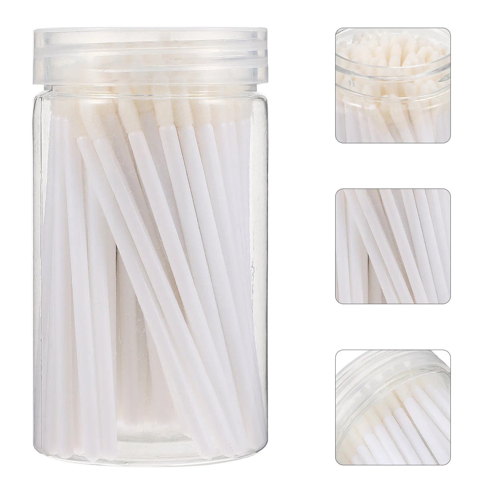 100Pcs Lip Brush Disposable Lipstick Applicators Plastic Makeup Tools Travel Portable Lip Gloss Applicator Beauty Accessories