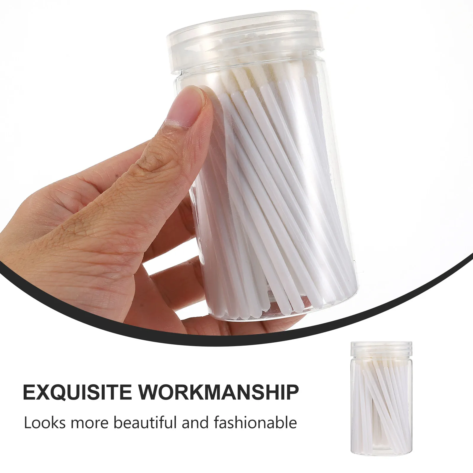 100Pcs Lip Brush Disposable Lipstick Applicators Plastic Makeup Tools Travel Portable Lip Gloss Applicator Beauty Accessories