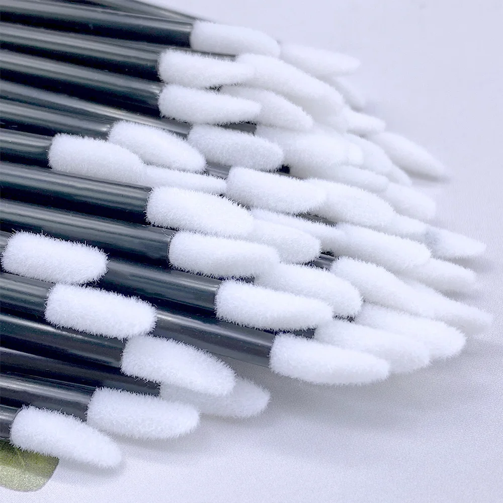 100/500 Pcs Lip Brushes Disposable Cosmetic Lip Brush Lipstick Lip Glossy Wands Cleaner Applicator Eyeshadow Makeup Brush Tool