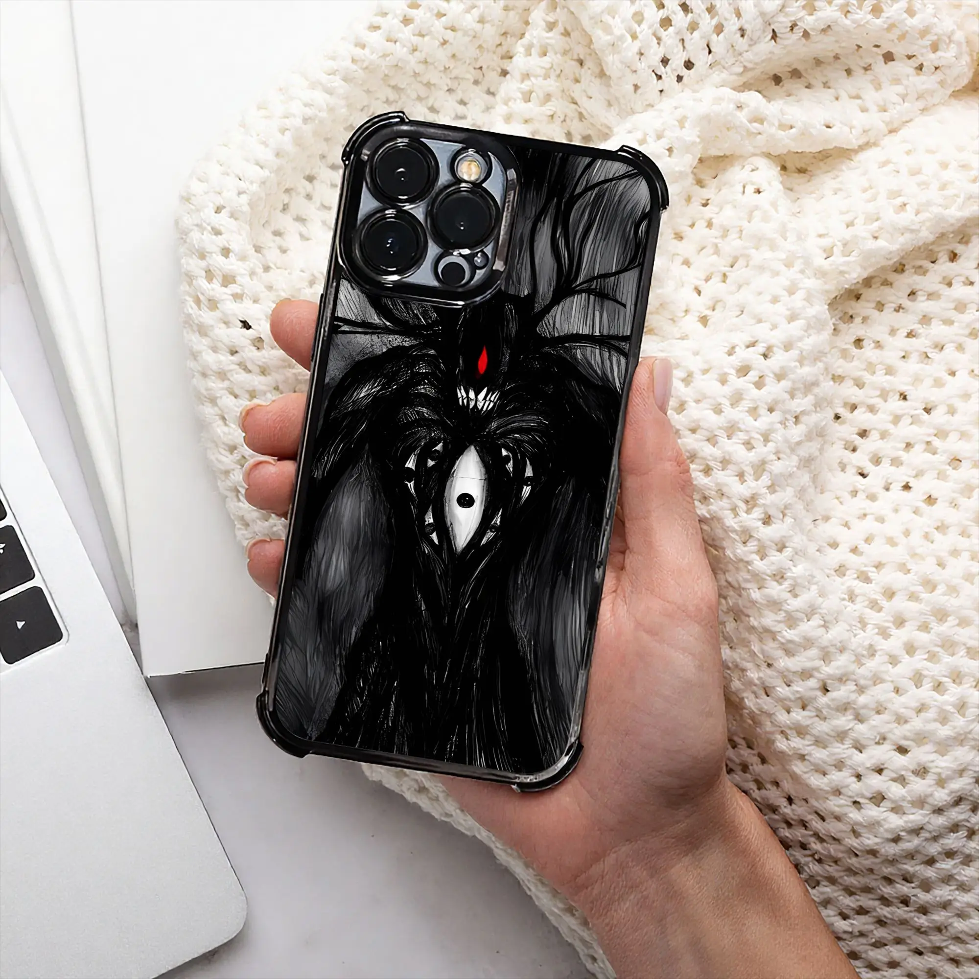 dark art 001 Phone Case SCP Foundation Electroplating Process Phone Various Models