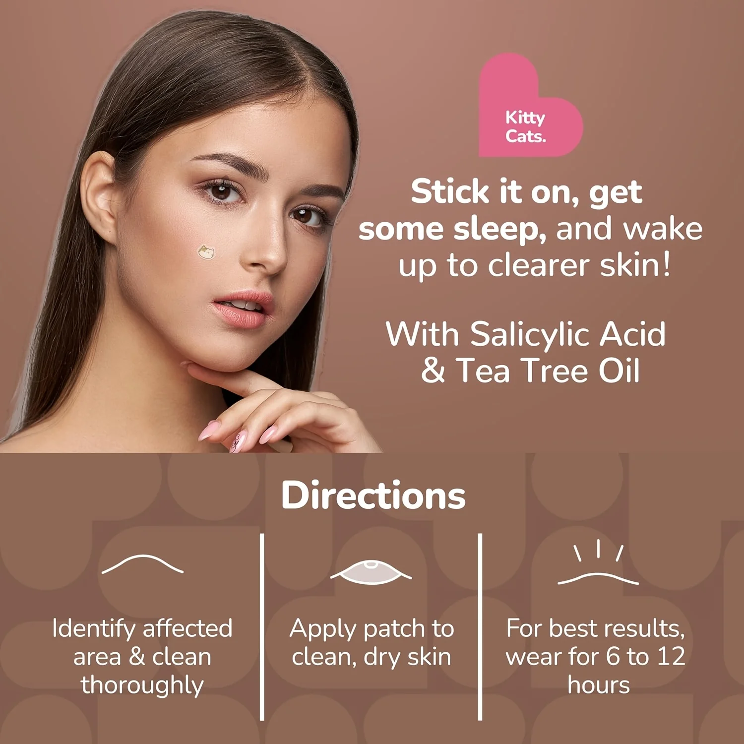 120PCS Cartoon Cat Pimple Patch | Covering up acne marks | Conceals imperfections | Fun design | No residue | Non-drying