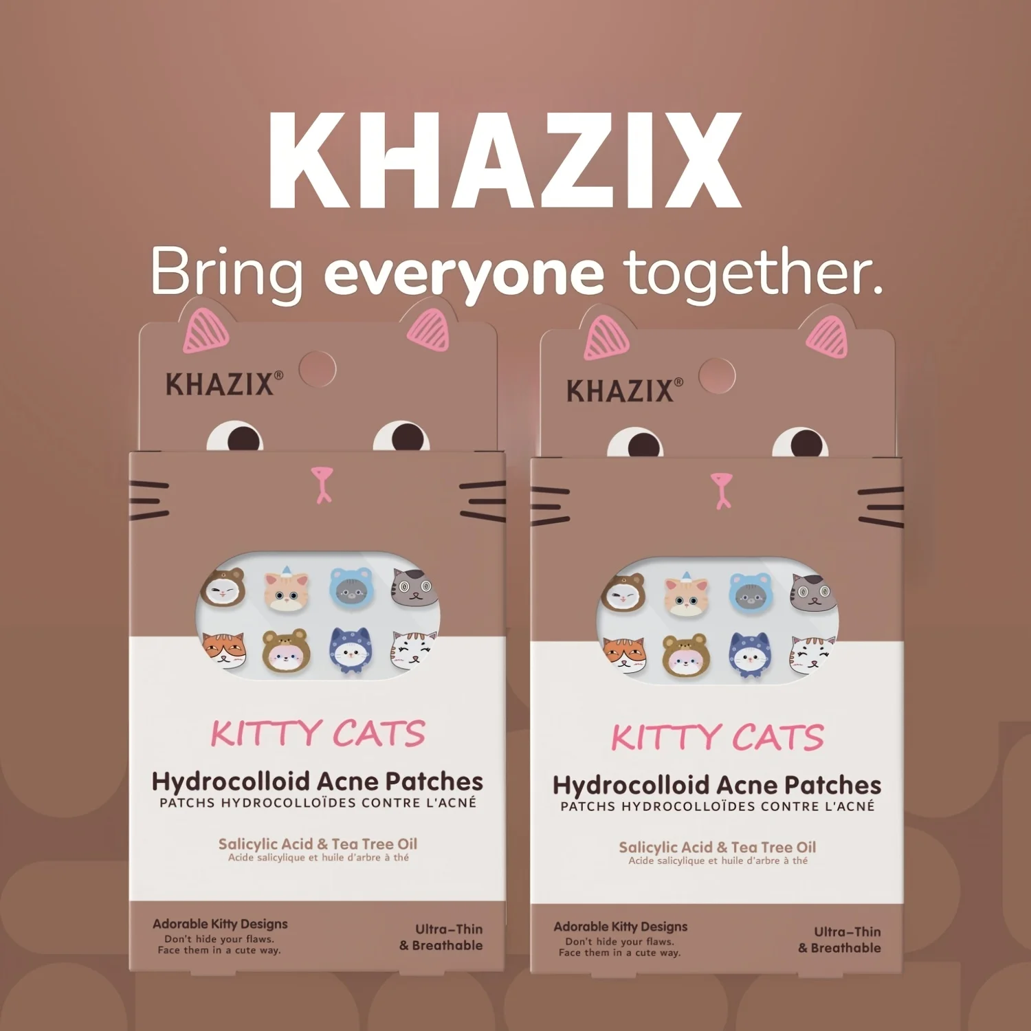 120PCS Cartoon Cat Pimple Patch | Covering up acne marks | Conceals imperfections | Fun design | No residue | Non-drying