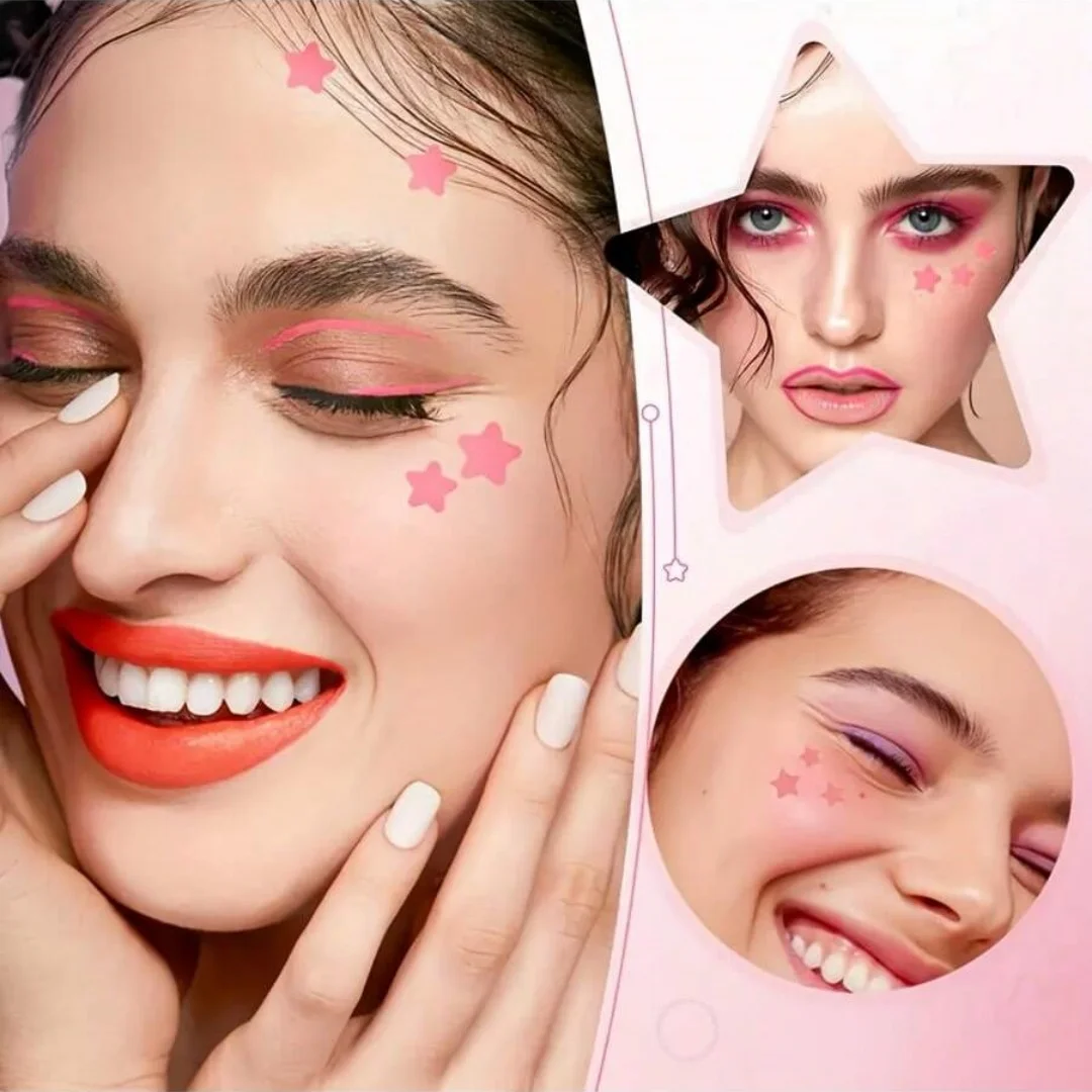 280pieces of multi-color star acne patches, facial acne patches, concealer acne patches, and pimples patches, ultra-thin.