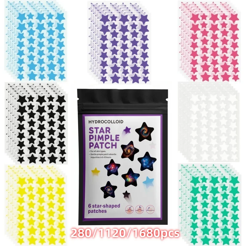 280/1120/1680PCS Hydrocolloid acne patch,Facial concealer acne patch Conceals,acne.blemishes Suitable for parties and events