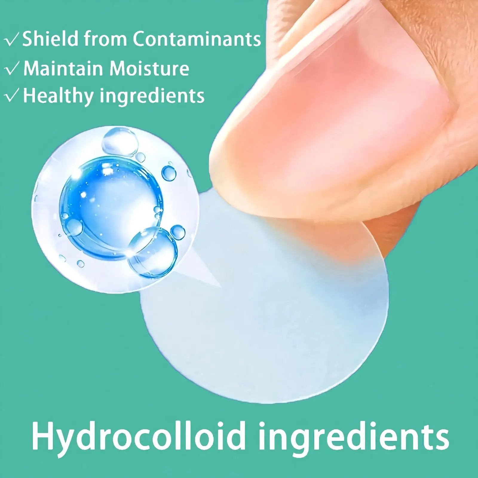 443pcs Hydrocolloid Acne Patches 5 Sizes Face Nose Back, Transparent Stickers Cover & Conceal, Cleanse Skin