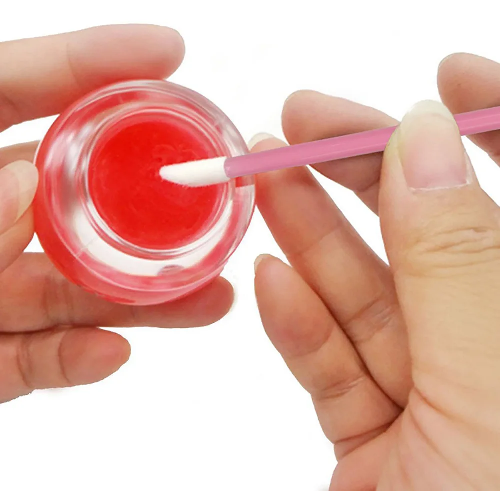 Disposable Lip Brush 100Pcs Eyelash Extension Makeup Brushes Lash Extension Mascara Applicator Lipstick Wands Cosmetic Tools