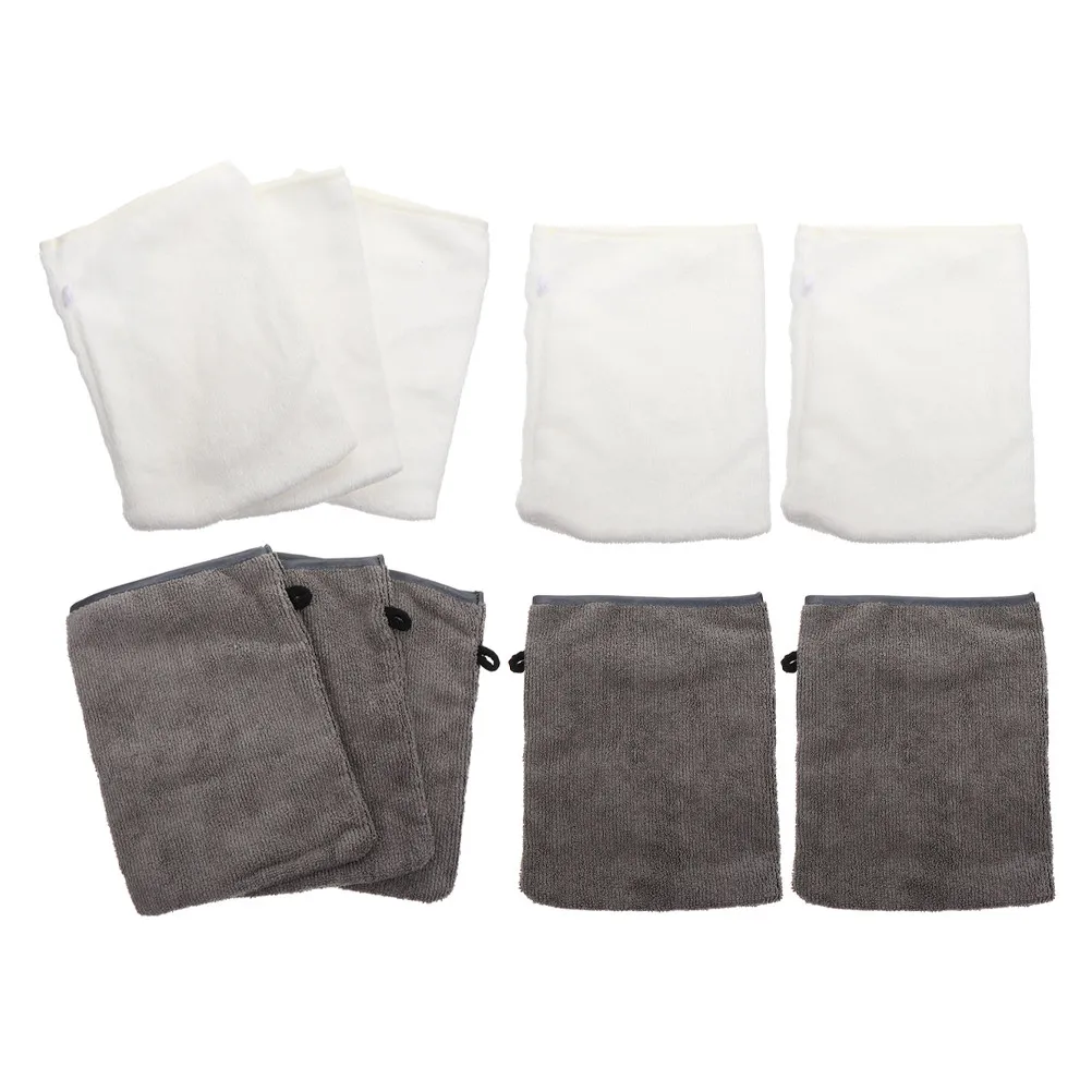 10Pcs Reusable Makeup Remover Gloves Microfiber Facial Cleaning Gloves for Daily Face Cleansing Eye Shadow Lipstick Mascara