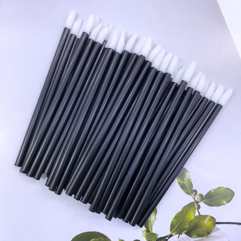 100Pcs Disposable Lip Brush Eyelash Extension Makeup Brushes Lash Extension Mascara Applicator Lipstick Wands Cosmetic Tools