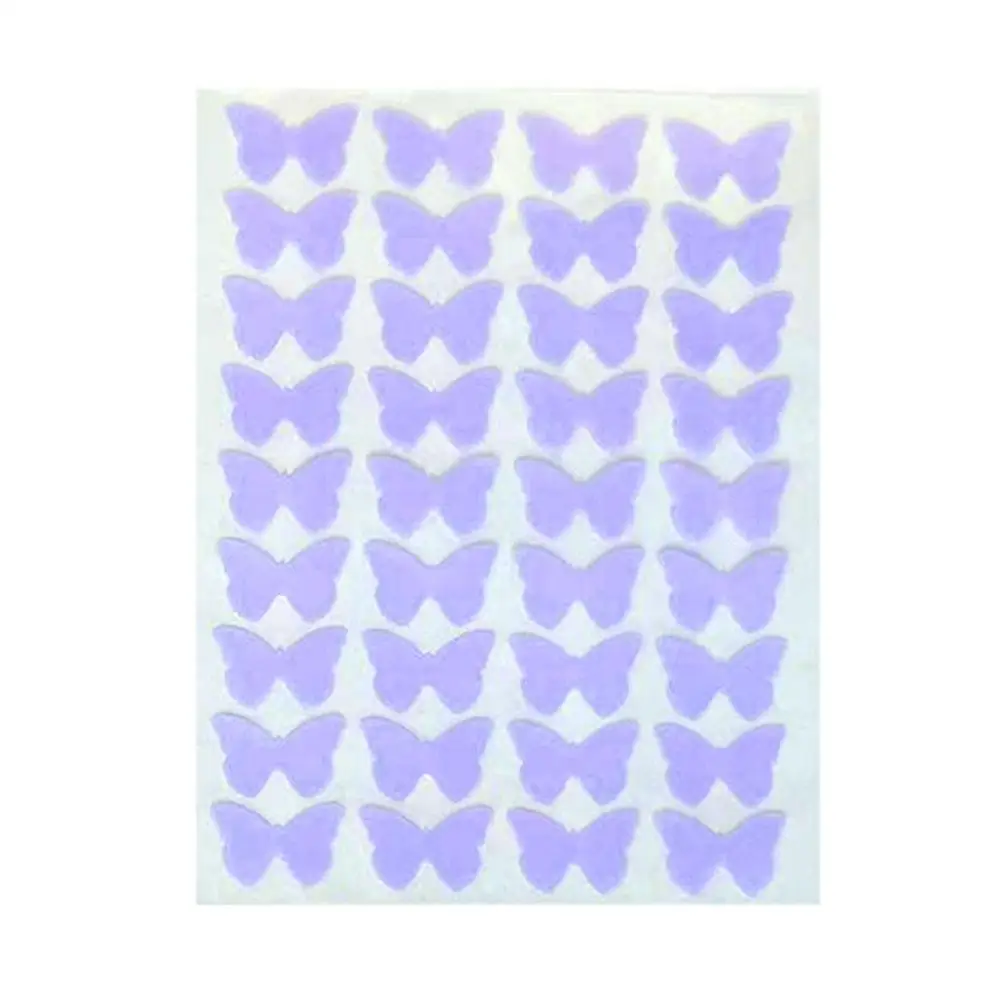 1Sheet Cute Star Butterfly Shaped Acne Patch Pimple Cover Sticker Invisible Pimple Cover Acne Removal Pimples Patch Beauty Tools