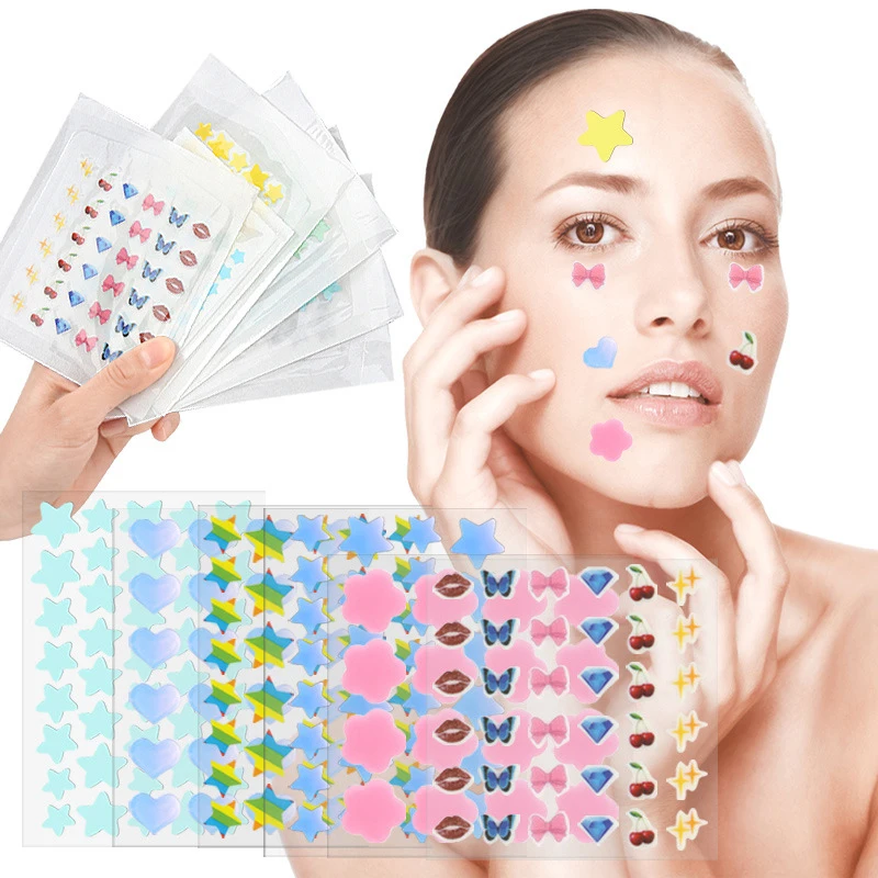Color Cartoon Acne Patch Skin Care Sticker Concealer Facial Spot Beauty Makeup Tool