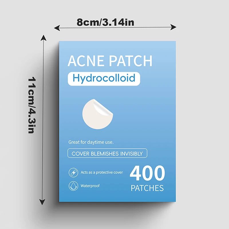 400Pcs Concealer Pimple Patch - Invisible Removal Stickers Face Spot Beauty Makeup Skin Care Tools For Daily Use