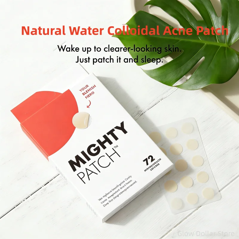 Mighty Patch Original Acne Patch,Hydrocolloid Acne Pimple Patches for Face,Nighttime Spot Pimple Stickers for Face Skin in 1 Use