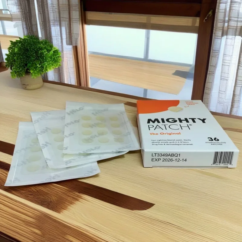 Mighty Patch Original Acne Patch,Hydrocolloid Acne Pimple Patches for Face,Nighttime Spot Pimple Stickers for Face Skin in 1 Use