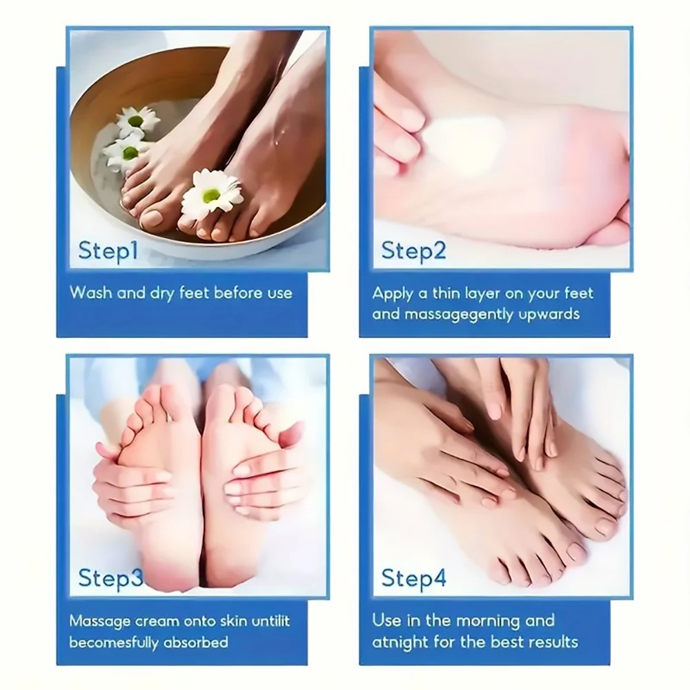 SUYARUN 60% Urea Foot Cream for Cracked Heels & Dry Skin - Intensive Moisturizing Treatment, Callus Remover, Diabetic Foot Care.