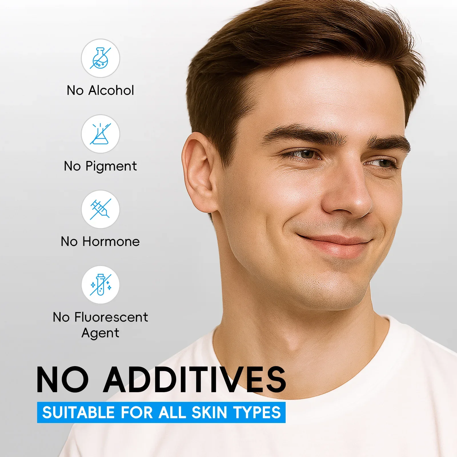 Mens 30ml Facial Serum Hydrating Oil Control Anti Aging Firming Brightens Skin Tone Hyaluronic Acid Essence Daily Skincare