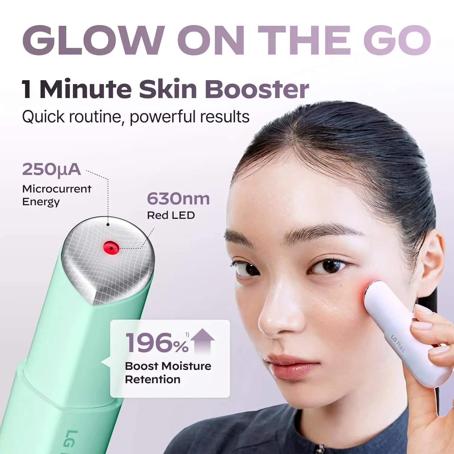 1-Minute Anti-Aging Serum Booster for Ageless Skin, Korean Skincare Glow Device Gift