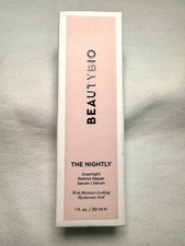 NIB BeautyBio The Nightly Overnight Retinol Repair Serum 1oz Sealed Hyaluronic
