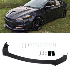 Gloss Black Style Front Bumper Lip Spoiler Splitter ABS For Dodge Dart 2013-2016