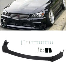 Gloss Black Style Front Bumper Lip Spoiler Splitter ABS For Lexus IS300