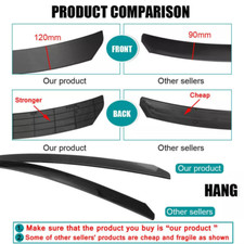 Gloss Black Style Front Bumper Lip Spoiler Splitter ABS For Lexus IS300