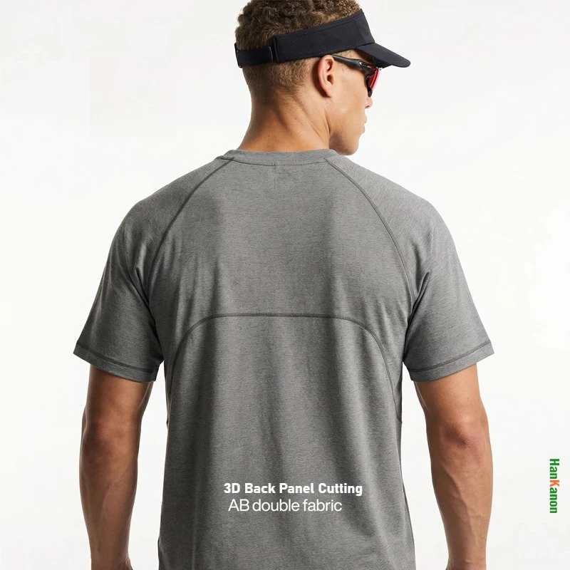 Men‘s Workout Quick-Dry Shirt, UPF Sun Protection Moisture Wicking Top, Lightweight for Outdoor Sports Women’s Quick-Dry T-Shirt