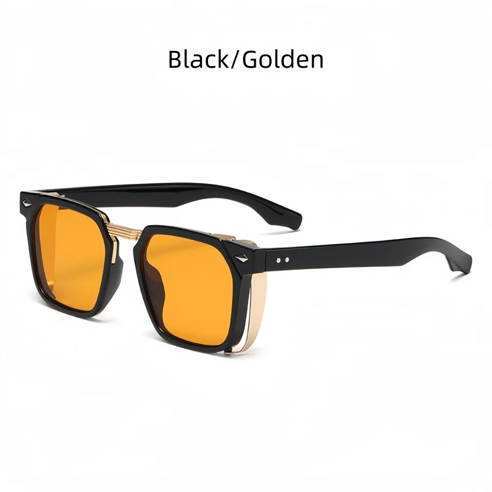 New Trendy Retro Rice Nail Design y2k Style TR90 Box Classic Men‘s And Women’s Daily Travel Driving Sunscreen Sunglasses UV400