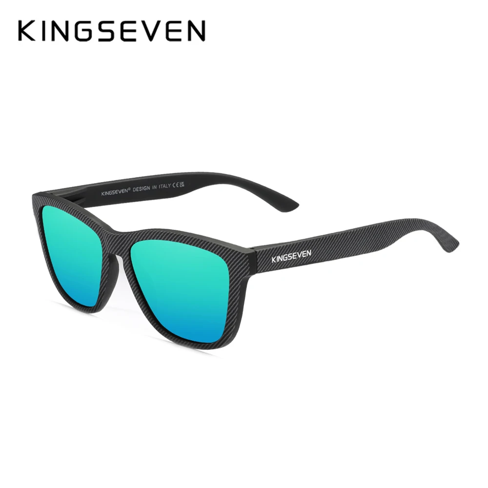 KINGSEVEN Men‘s Matte Frame Sunglasses Polarized UV400 Sunscreen Glasses Fashion Ultralight TR90 Women Causal Driving Eyewear