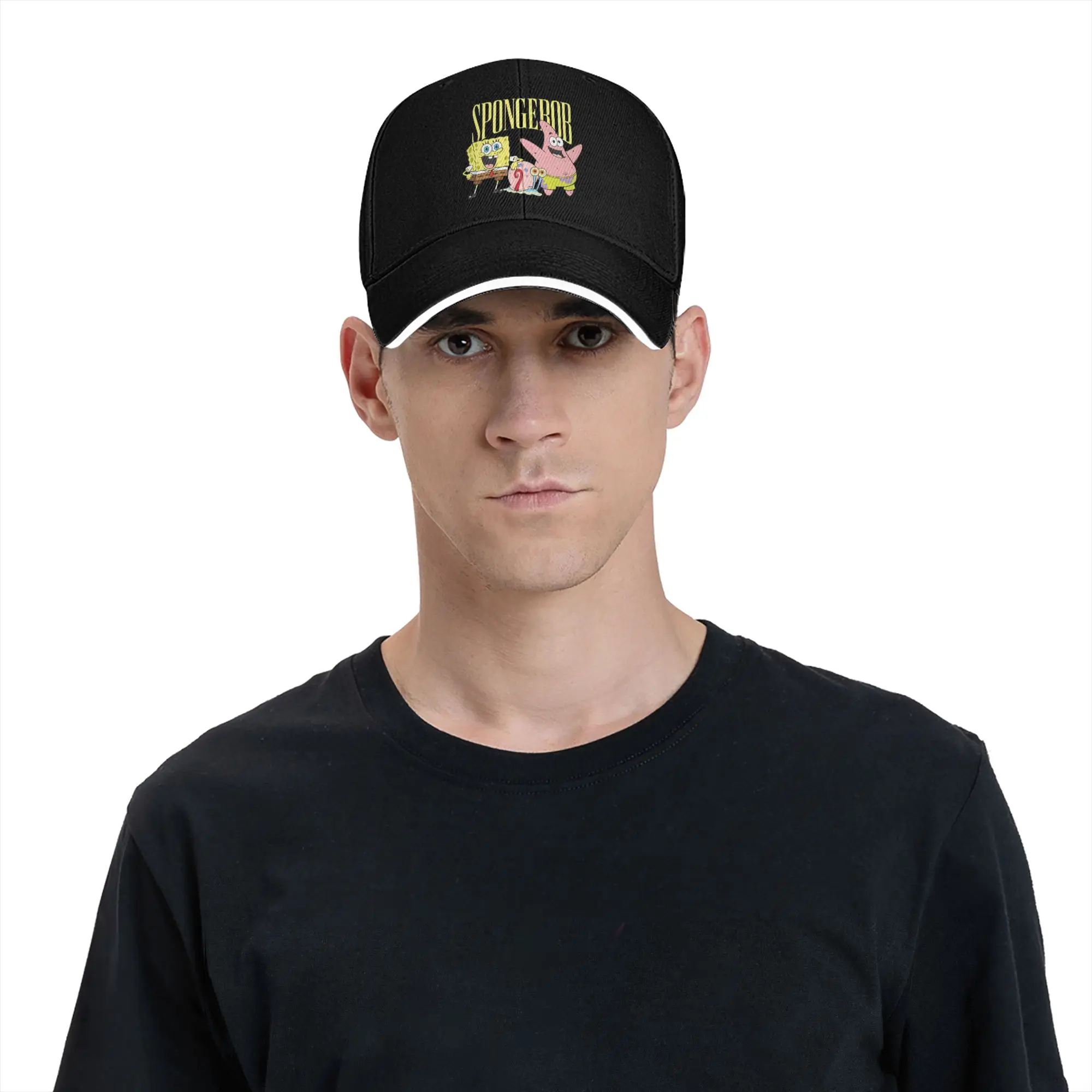 S-Spongebobs Casual Baseball Cap  Tennis Skate Trucker Hat Summer Sunscreen Men Women Street Style Snapback Cap