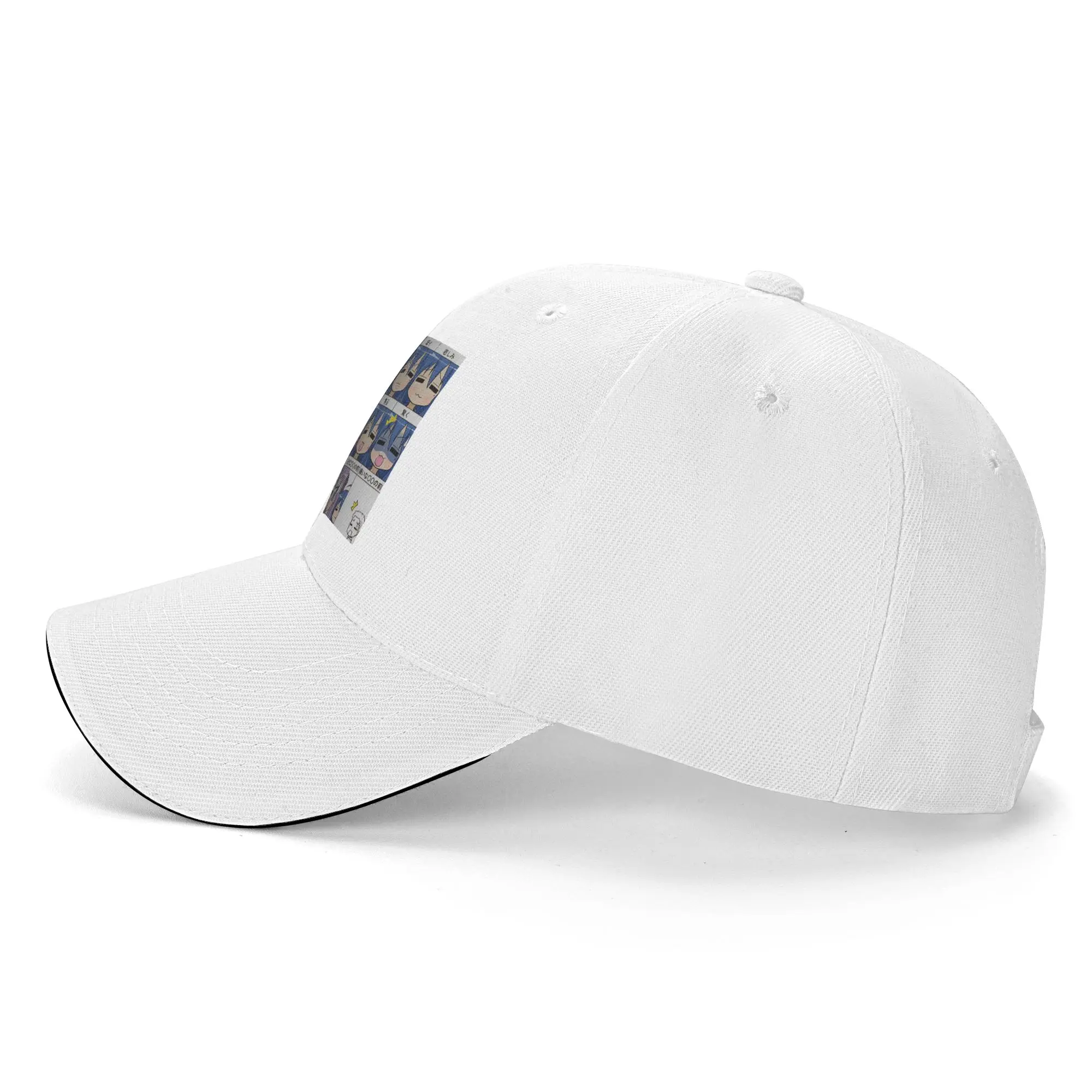 Konata izumi L-Lucky S-Star Sun Baseball Cap Summer Men Women  Print Trucker Hat Sunscreen y2k Cool Tennis Skate Baseball Caps