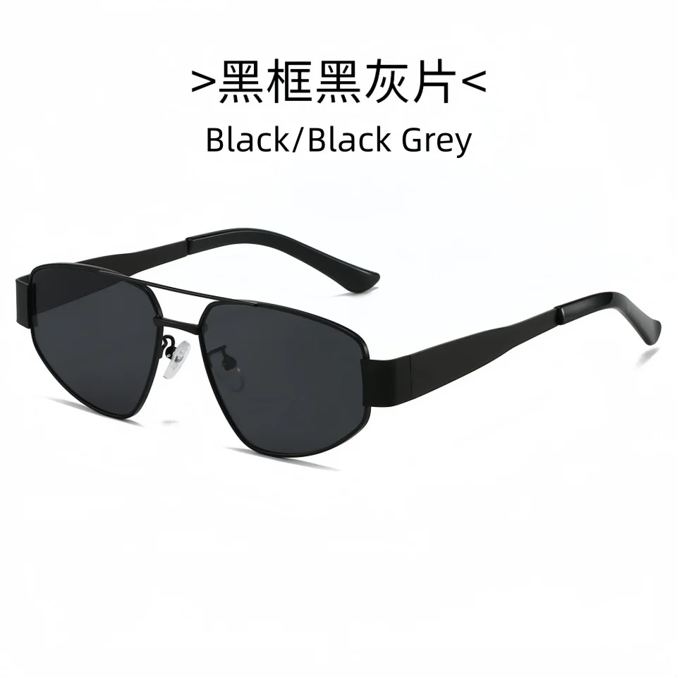 New Retro Fashion Metal Pilot High-End Design For Men‘s And Women’s Outdoor Driving Travel UV400 Gradient Sunscreen Sunglasses
