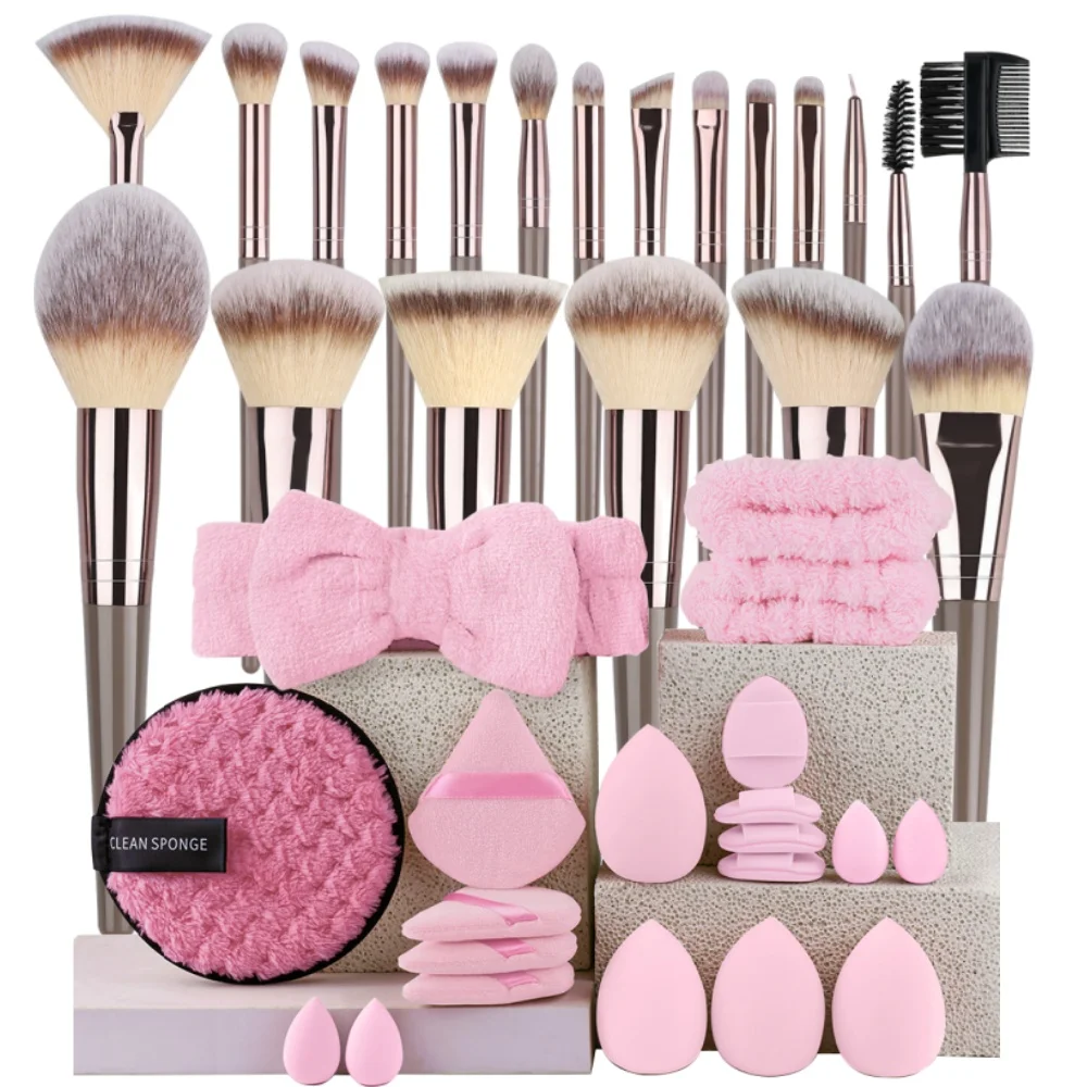 10-20PCS Makeup Brushes Set Soft Fluffy Eye Shadow Foundation Women Cosmetic Brush Eyeshadow Blush Beauty Soft Make Up Tools