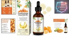 Frankincense Essential Oil 60 ml - 100% Pure and Natural Frankincense Oil, fo...