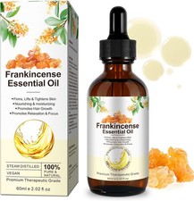 Frankincense Essential Oil 60 ml - 100% Pure and Natural Frankincense Oil, fo...