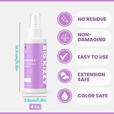 Tape in Extension Remover Duo 8oz and 4oz Fast 2 Step Tape Ins Residue Cleaner