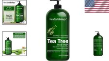 Exfoliating Body and Foot Wash with Tea Tree Oil - 16.9 Fl Oz Gentle Cleanser