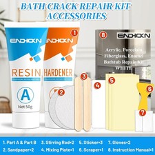 All-in-One Enamel Repair Kit for Ceramic and Porcelain | Smooth & Durable Finish