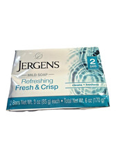 24 Jergens Mild Soap - Refreshing Pure And Light  24 Bars Total 3 Oz ea. MILD