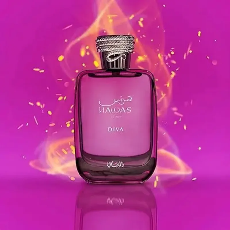 RASASI Hawas Diva Eau De Parfum for Women Makeup Women Natural Perfume 100ML Long Lasting Fragrance Cologne Persistence Arabian