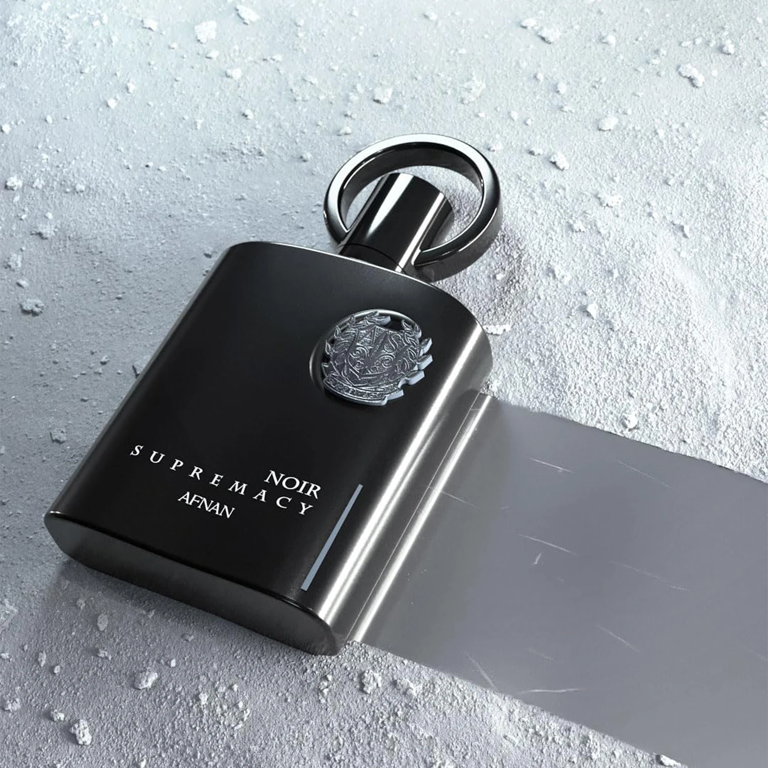 Afnan Supremacy Noir 100ml / 3.4 fl oz – Unisex Warm Woody Vanilla Fragrance, Khair Wood & Whipped Vanilla, Perfect for Men and Women